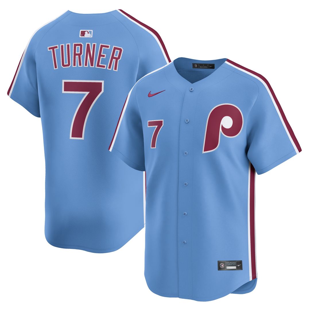 Trea Turner Philadelphia Phillies Nike Home Limited Player Jersey - White