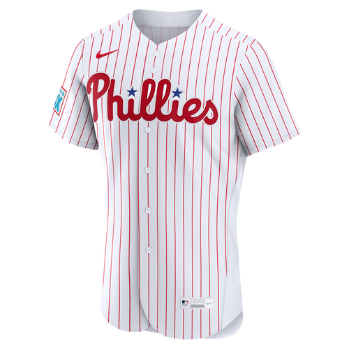 Bryce Harper Philadelphia Phillies Nike Home Authentic Sponsor Patch Jersey - White