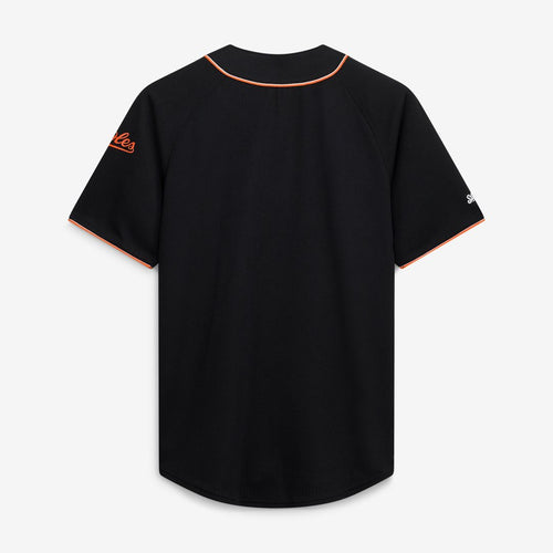 Baltimore Orioles Stitches Team Color Full-Button Fashion Jersey - Black