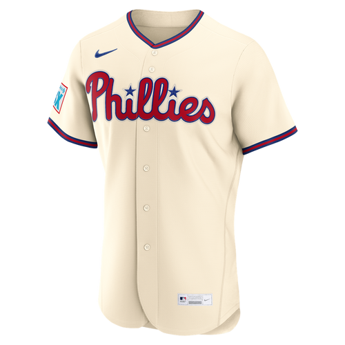 Bryce Harper Philadelphia Phillies Nike Alternate Authentic Sponsor Patch Jersey - Cream