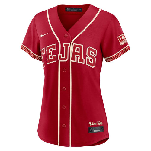 Brandon Nimmo Texas Rangers Nike Women's 2026 City Connect Stadium Jersey - Red