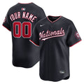 Washington Nationals Nike Alternate Limited Custom Jersey - Navy