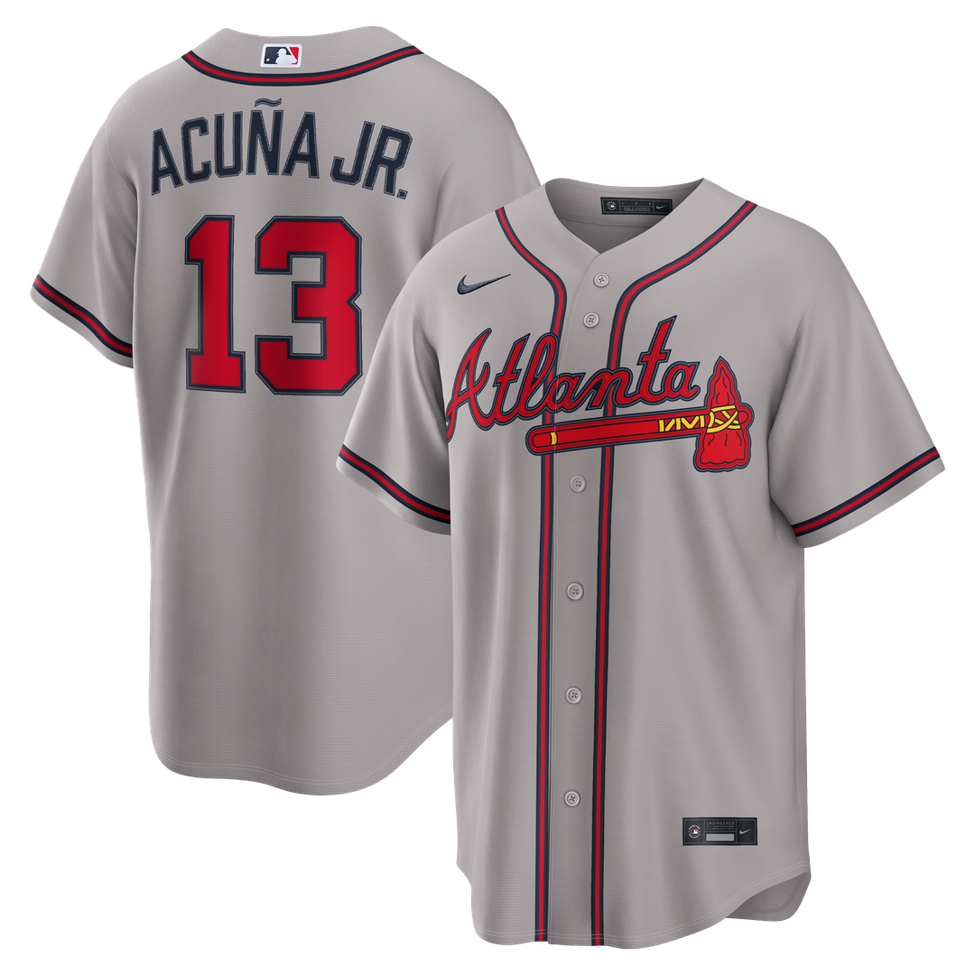 Ronald Acuña Jr. Atlanta Braves Nike Alternate 2 Replica Jersey - Red