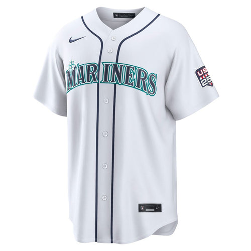 Cal Raleigh Seattle Mariners Nike USA 250 Fourth of July Home Stadium Jersey - White
