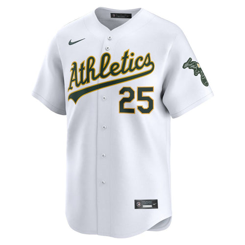 Brent Rooker Athletics Nike Home Limited Player Jersey - White